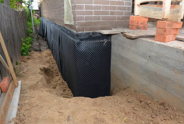 Happy homeowners after waterproofing job in Crawfordsville